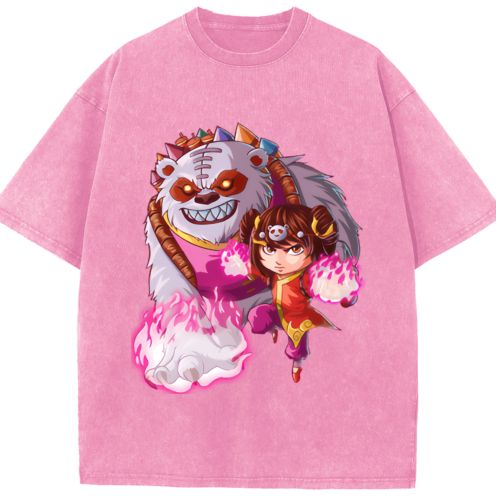 リーグ・オブ・レジェンド League of Legends LOL 綿100% ヴィンテージ風 半袖Tシャツ（フロントプリント）